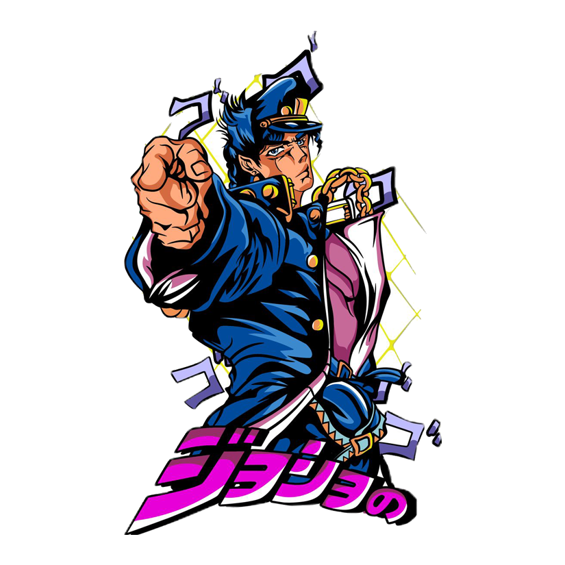 Jotaro Kujo JoJo's Bizarre Adventure Premium Vinyl Stickers