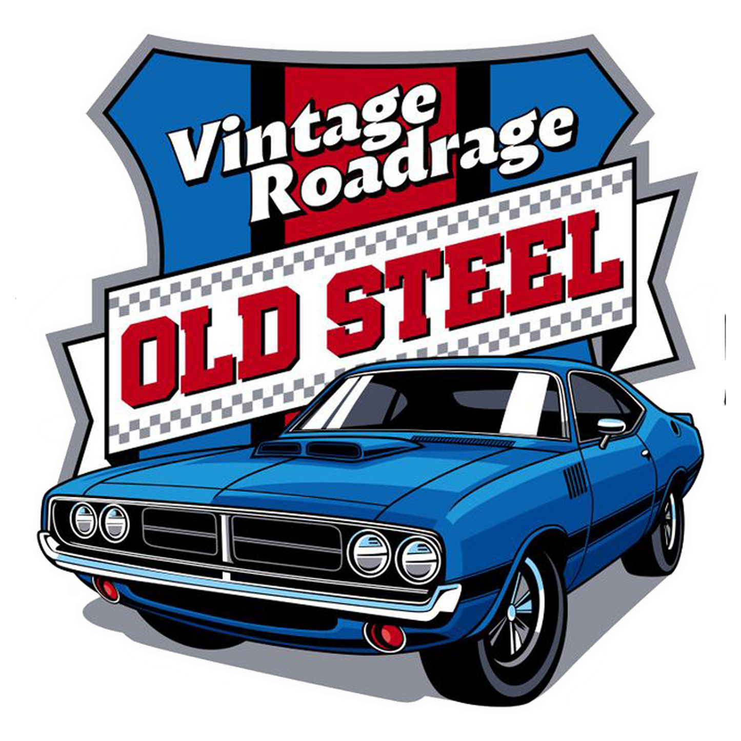 Old Steel  Bumper Sticker