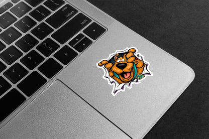 Scooby-Doo Burst Premium Vinyl Stickers