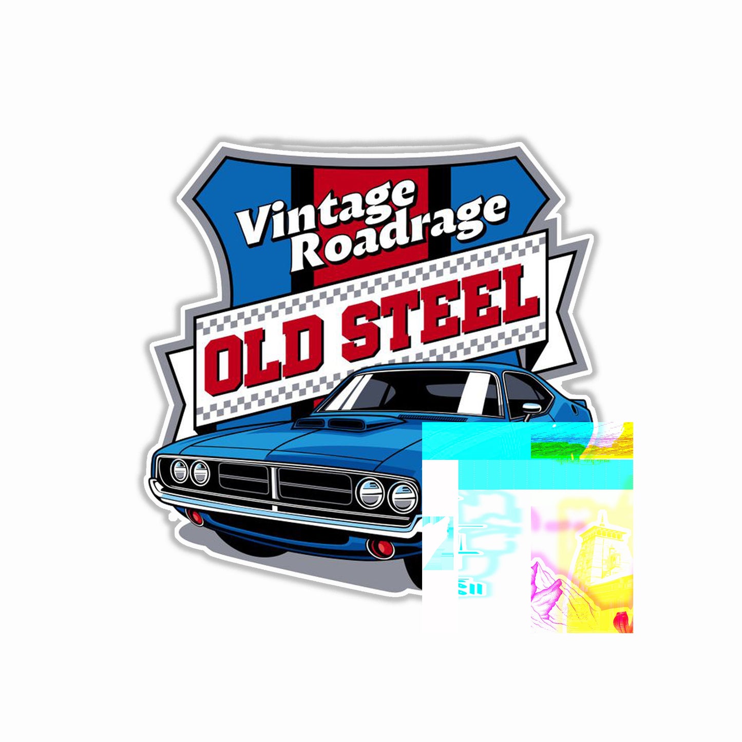 Old Steel  Bumper Sticker