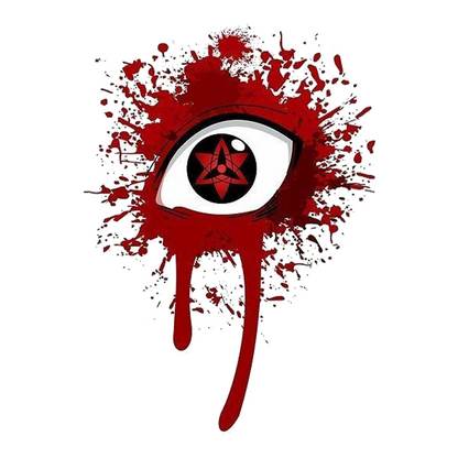 Bleeding Mangekyo Sharingan Premium Vinyl Stickers