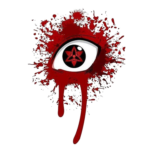 Bleeding Mangekyo Sharingan Premium Vinyl Stickers