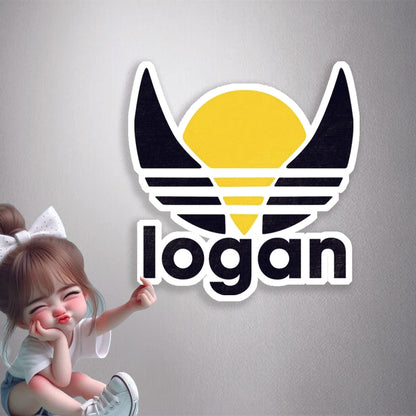 Logan Adidas Parody Premium Vinyl Stickers