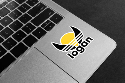 Logan Adidas Parody Premium Vinyl Stickers