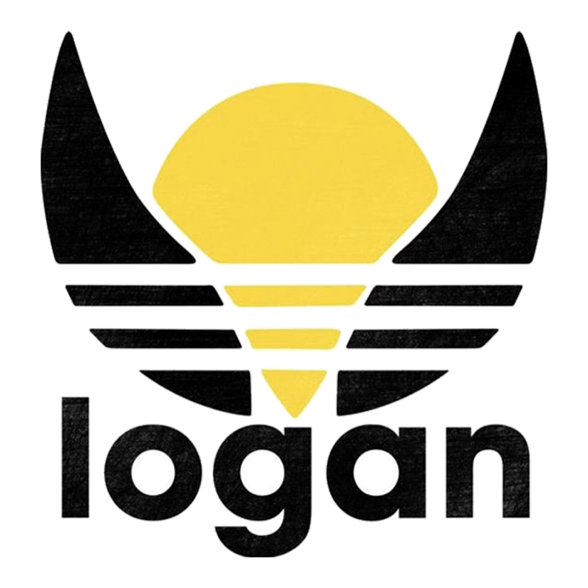 Logan Adidas Parody Premium Vinyl Stickers