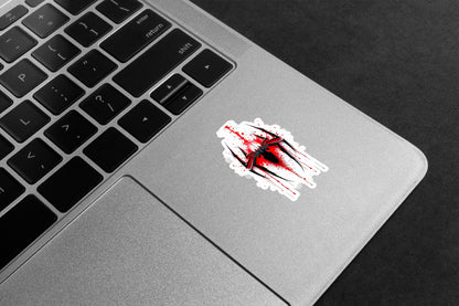 Blood Splatter Spider Premium Vinyl Stickers