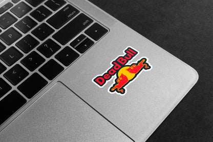 Dead Bull Parody Premium Vinyl Stickers