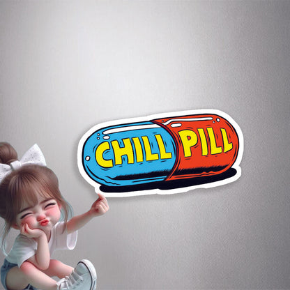 Chill Pill Premium Vinyl Stickers