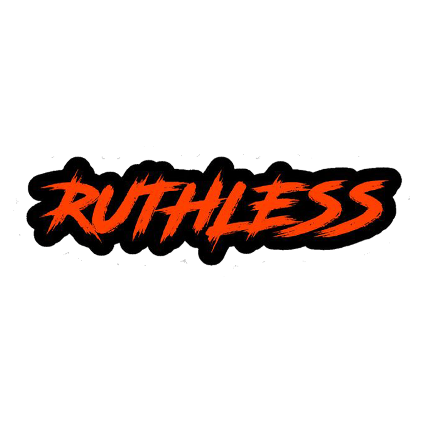 Ruthless Brush Script Premium Vinyl Stickers