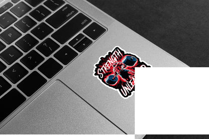 Strength Unleashed Gym Premium Vinyl Stickers