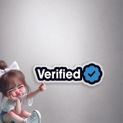 Verified Badge Premium Vinyl Stickers
