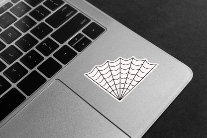 Corner Spiderweb Premium Vinyl Stickers