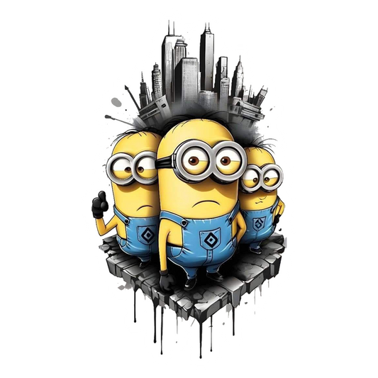 Minions Graffiti Premium Vinyl Stickers