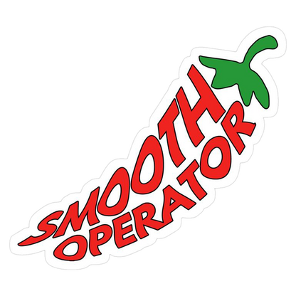 Smooth Operator Chili Pepper Premium Vinyl Stickers