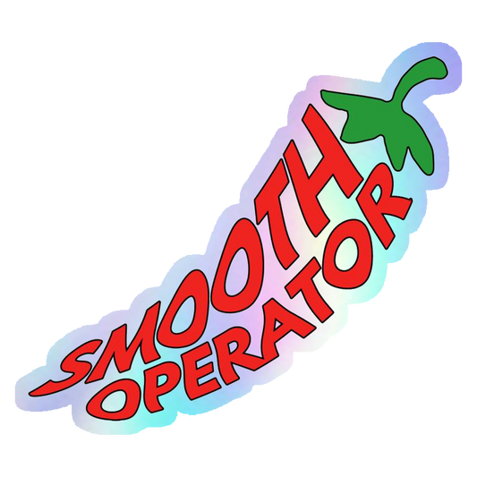 Smooth Operator Chili Pepper Holographic Stickers