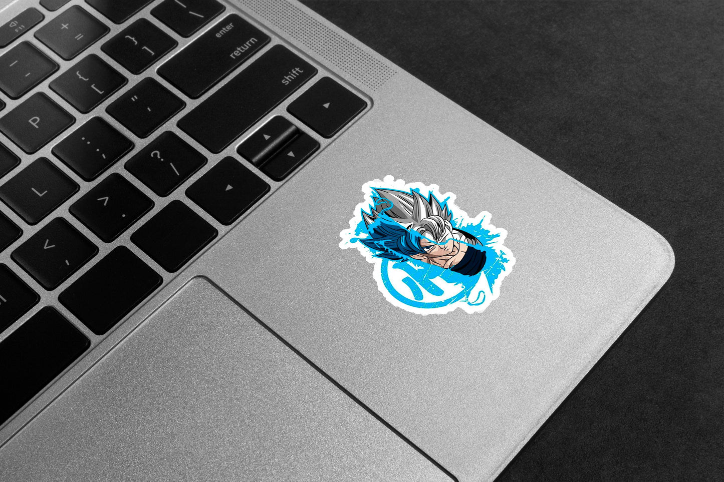 Goku Ultra Instinct Split Art Premium Vinyl Stickers