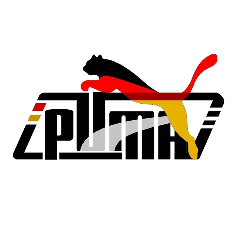 Puma Germany Flag Parody Premium Vinyl Stickers