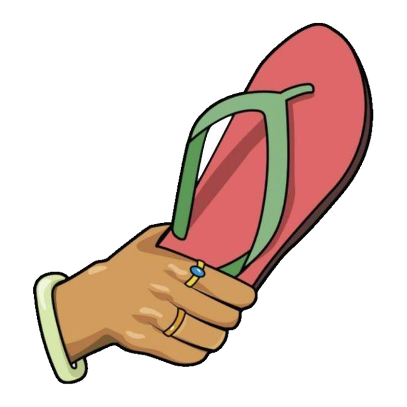 Flying Chappal Premium Vinyl Stickers