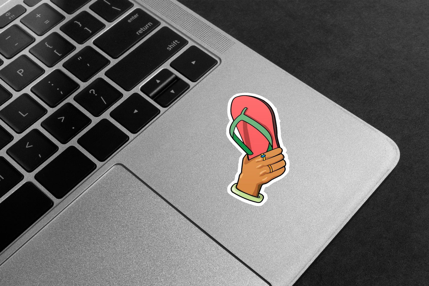 Flying Chappal Premium Vinyl Stickers