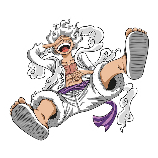 Monkey D. Luffy Gear 5 Laughing Premium Vinyl Stickers