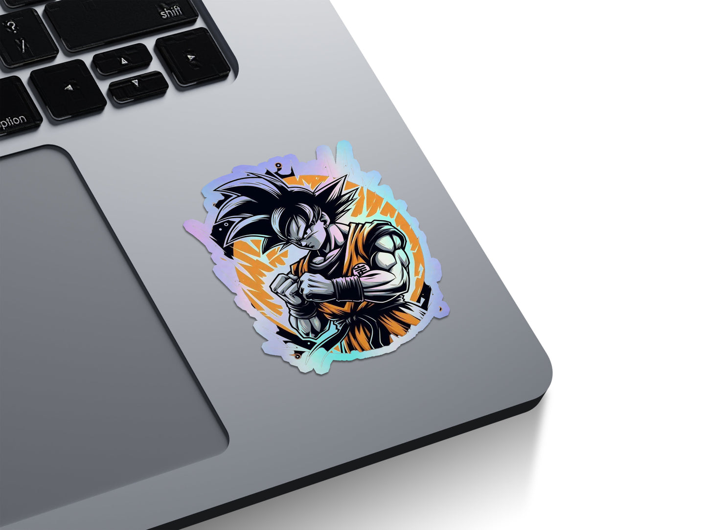 Goku Power Up Holographic Stickers