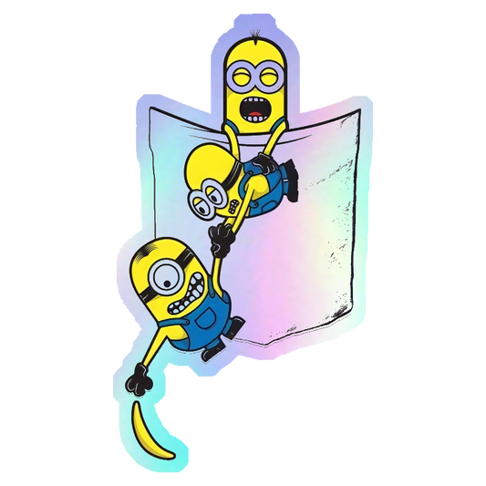 Minions in a Pocket Holographic Stickers