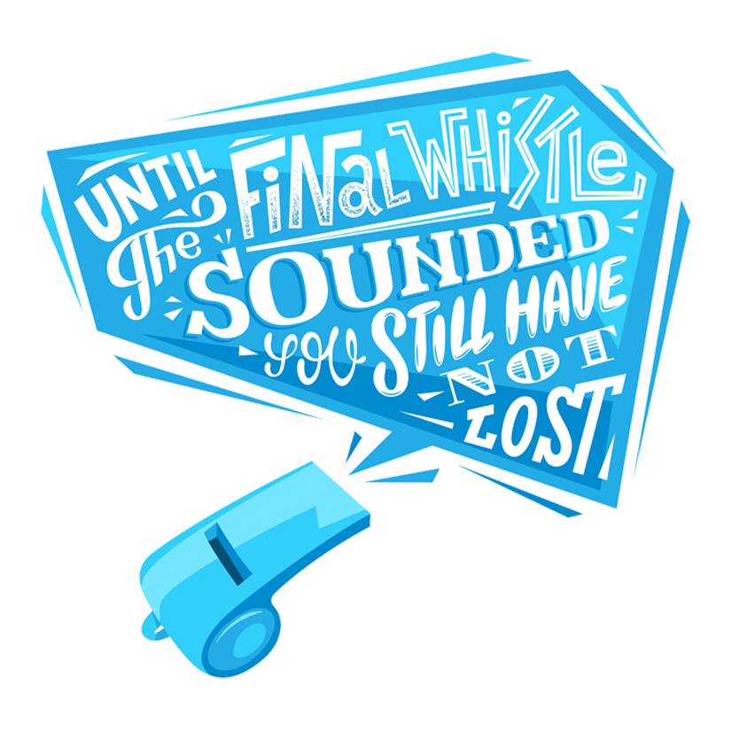 Final Whistle Motivation Premium Vinyl Stickers