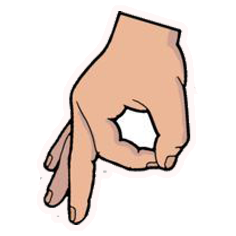 Circle Game Gesture Premium Vinyl Stickers