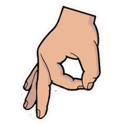 Circle Game Gesture Premium Vinyl Stickers