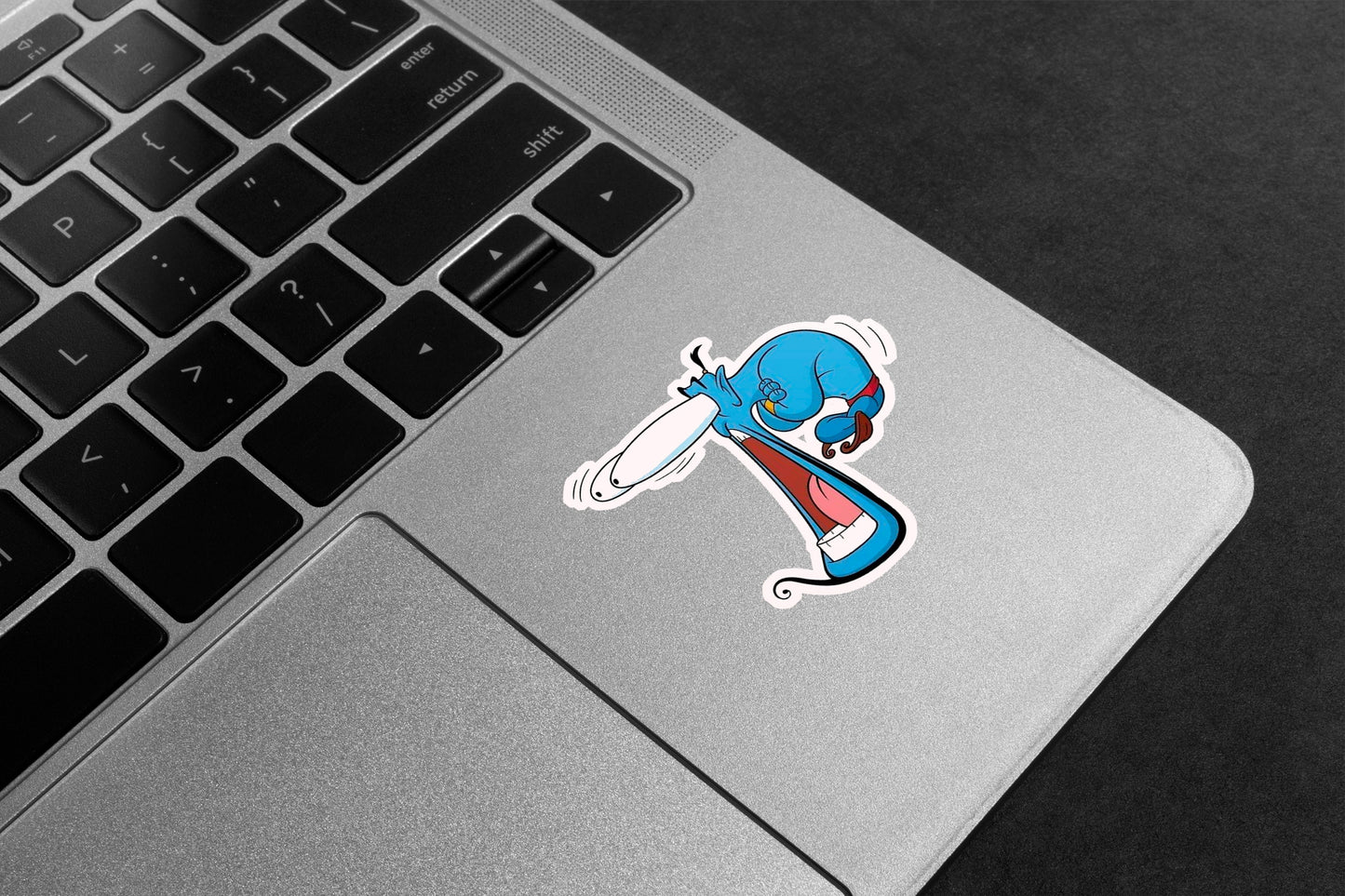 Genie Exaggerated Expression Premium Vinyl Stickers