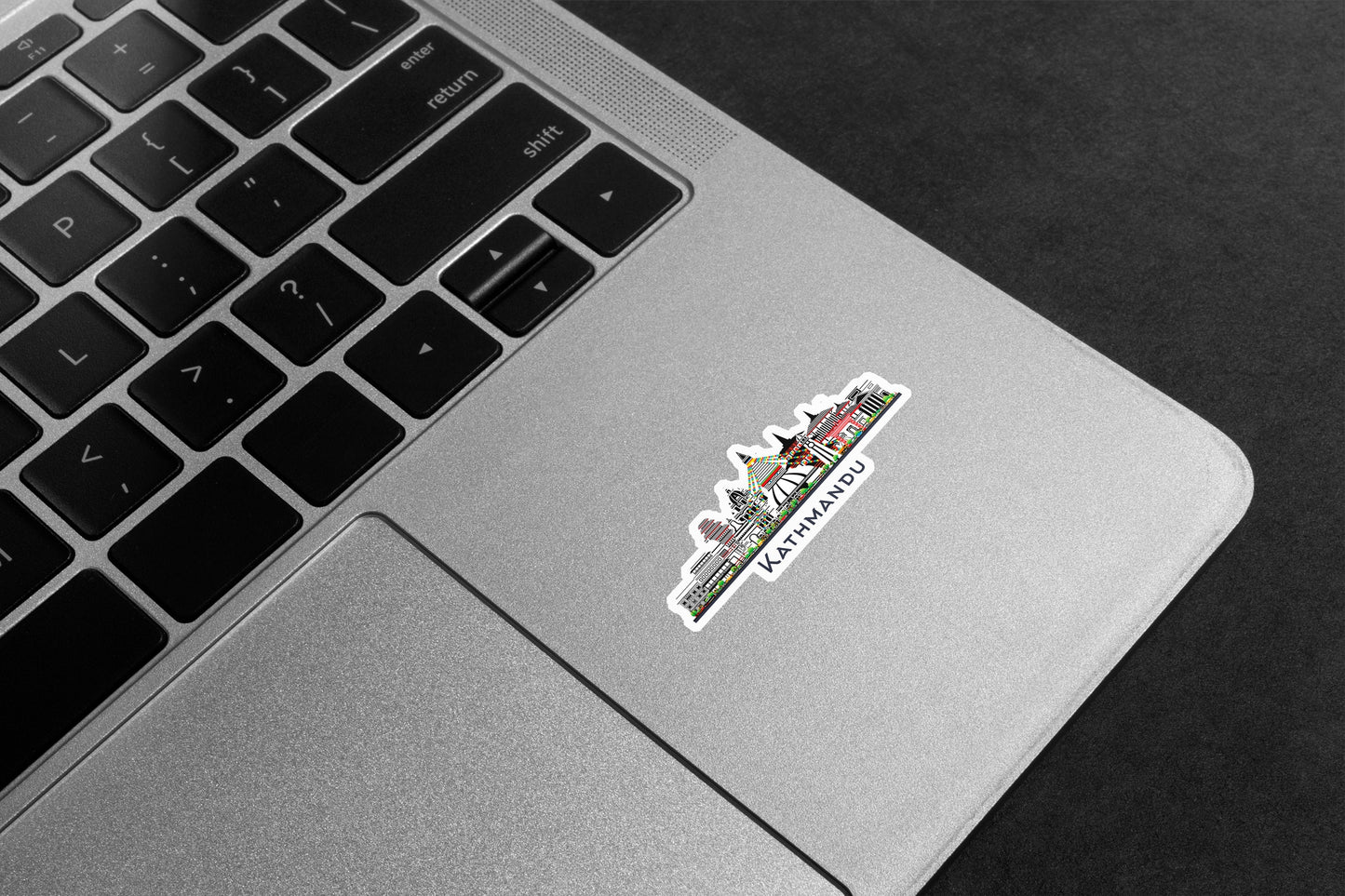 Kathmandu Cityscape Premium Vinyl Stickers