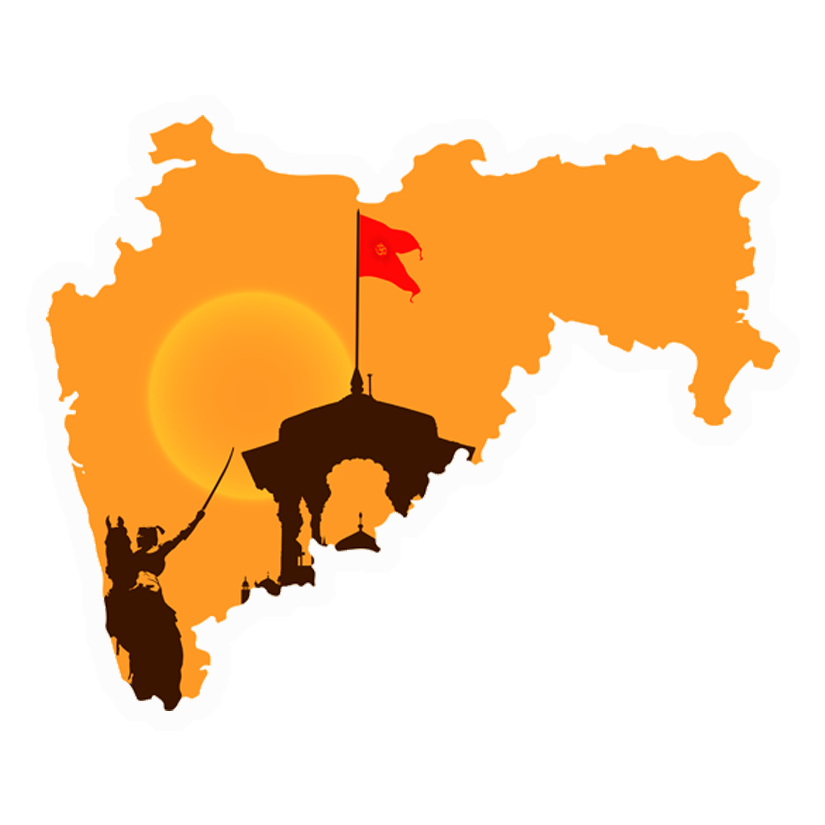 Maharashtra Shivaji Pride Premium Vinyl Stickers