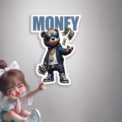 Money Bear Swag Premium Vinyl Stickers
