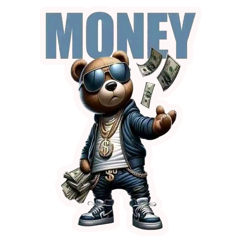 Money Bear Swag Premium Vinyl Stickers