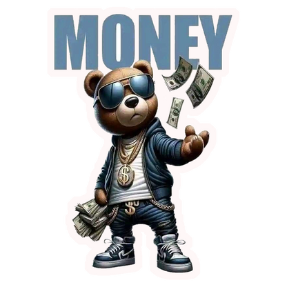 Money Bear Swag Premium Vinyl Stickers