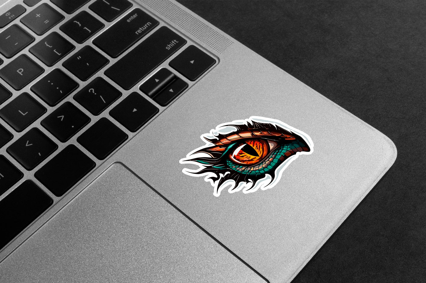Fiery Dragon Eye Premium Vinyl Stickers