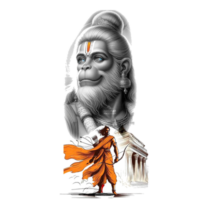 Hanuman Ram Devotion Premium Vinyl Stickers