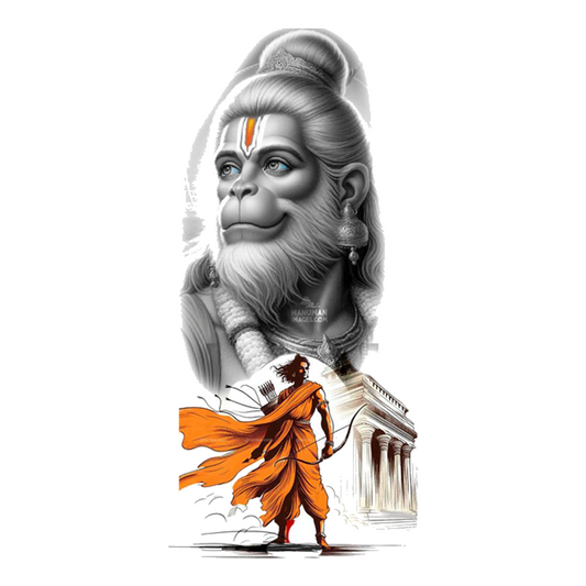 Hanuman Ram Devotion Premium Vinyl Stickers