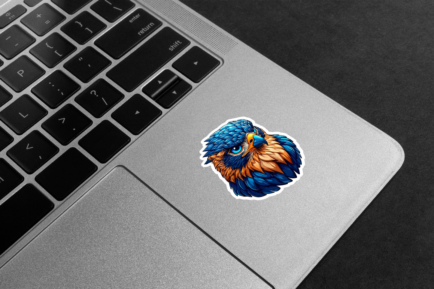 Blue Orange Eagle Premium Vinyl Stickers