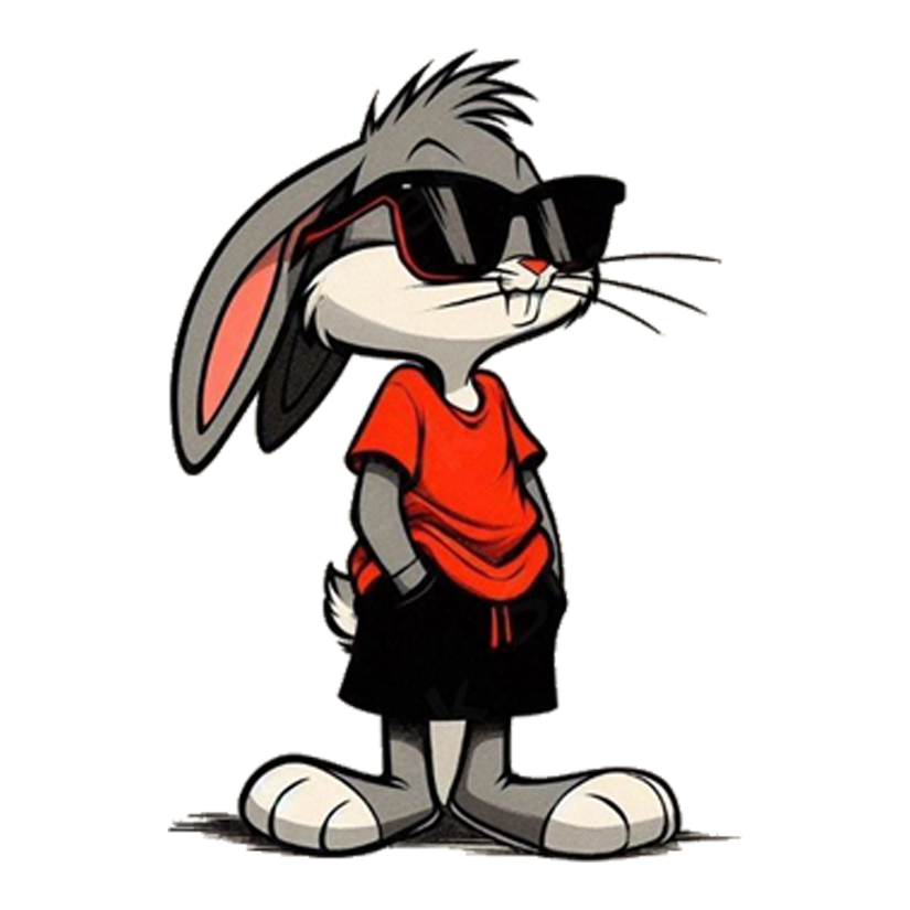 Bugs Bunny Shades Premium Vinyl Stickers