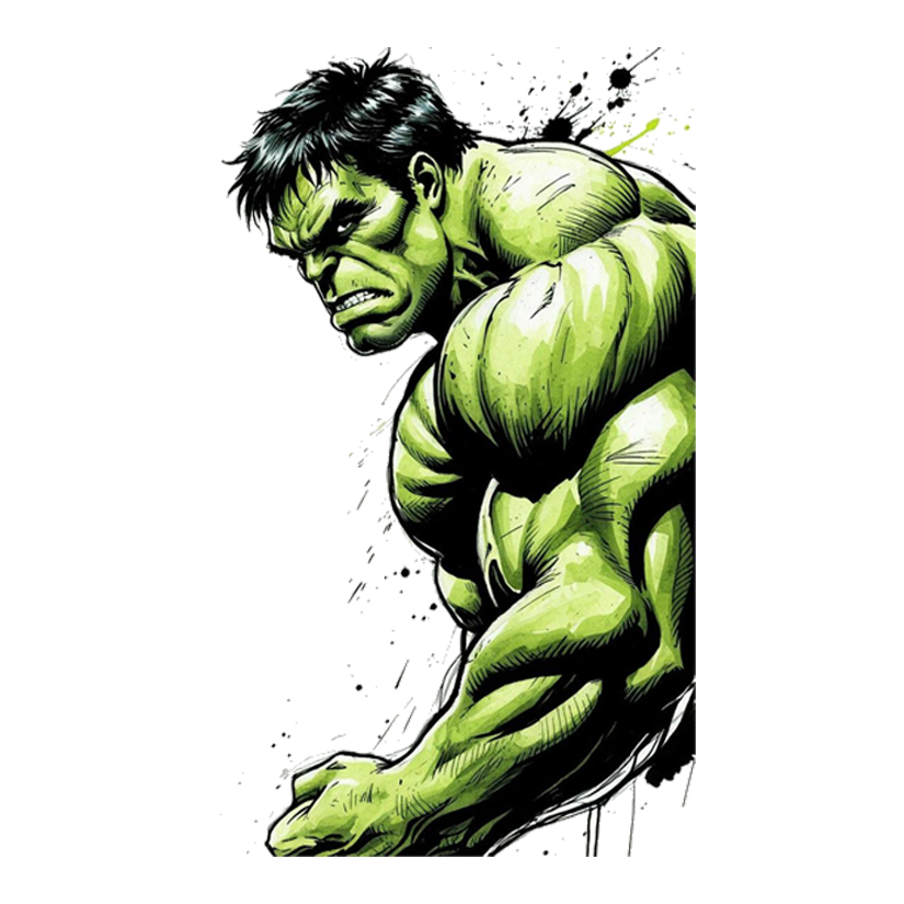 Incredible Hulk Rage Premium Vinyl Stickers