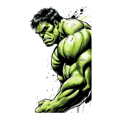 Incredible Hulk Rage Premium Vinyl Stickers