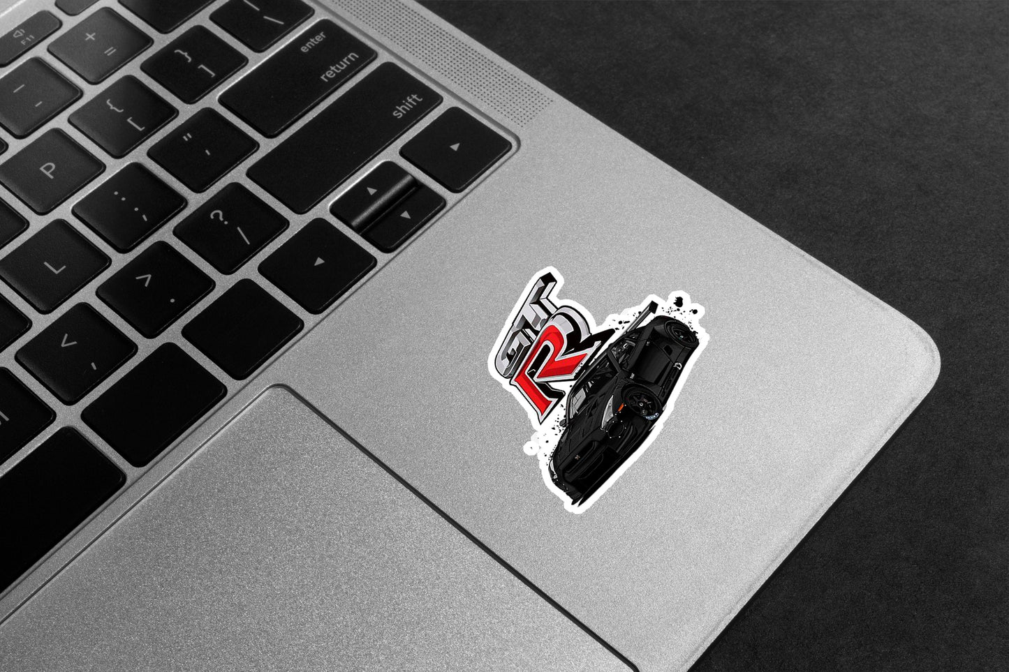 Nissan GT-R Black Car Premium Vinyl Stickers