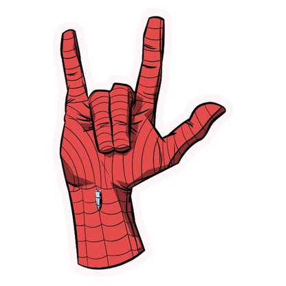 Spider-Man I Love You Premium Vinyl Stickers