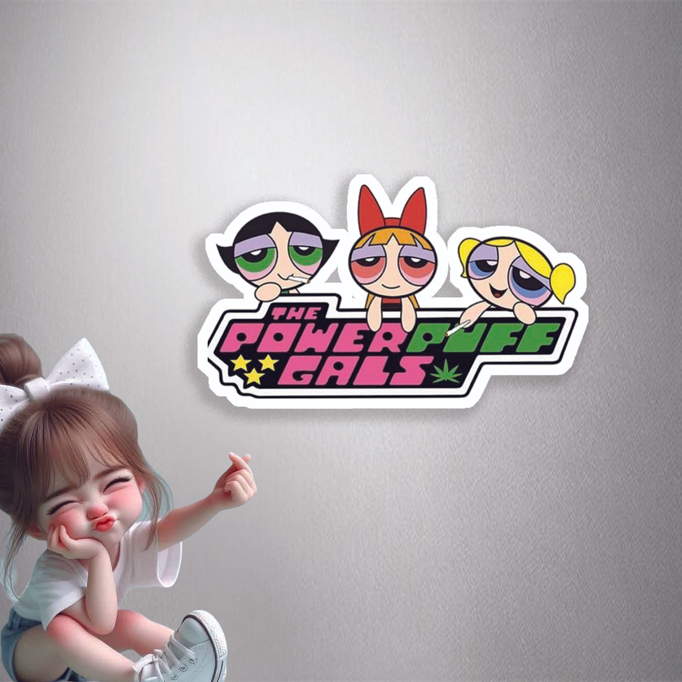 Powerpuff Girls High Premium Vinyl Stickers