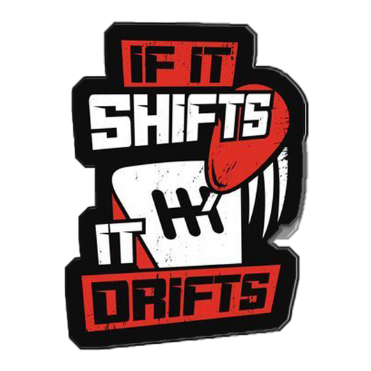 Shifts Drifts Car Premium Vinyl Stickers