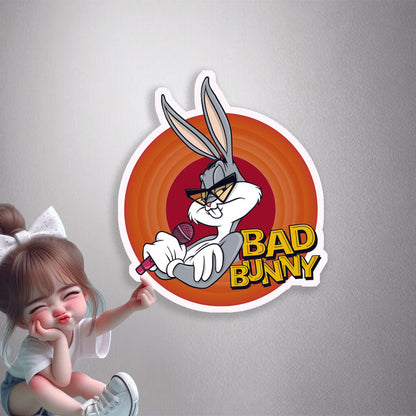 Bugs Bunny Bad Bunny Premium Vinyl Stickers