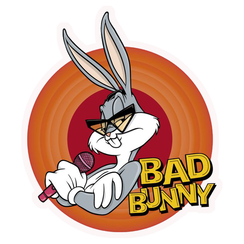 Bugs Bunny Bad Bunny Premium Vinyl Stickers