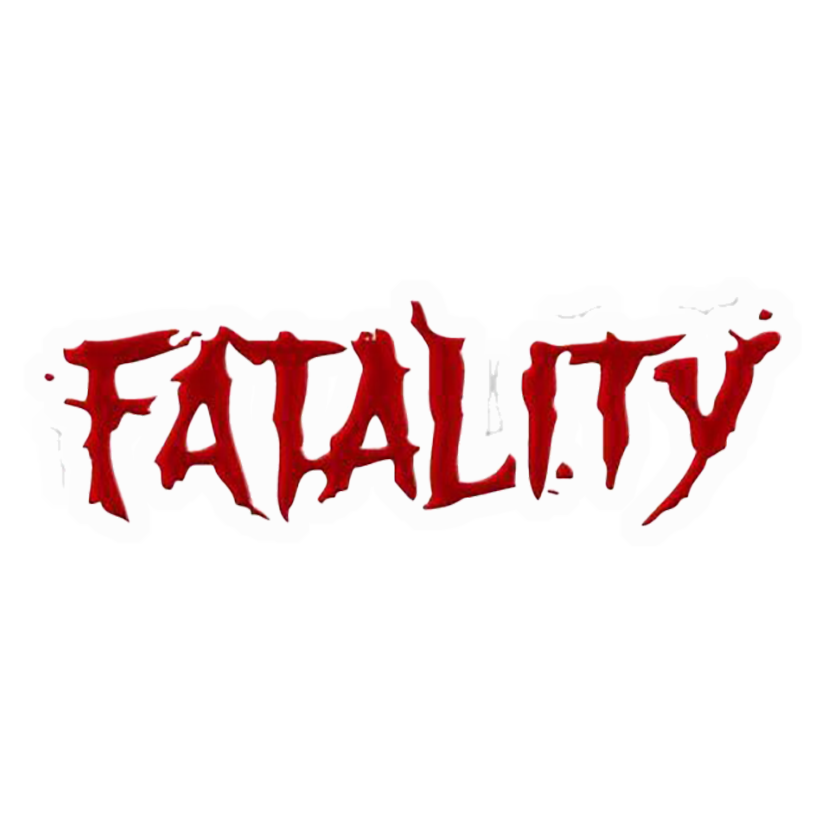 Fatality Blood Font Premium Vinyl Stickers