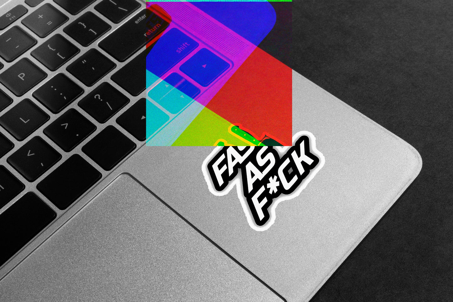 Fast As Fuck Premium Vinyl Stickers